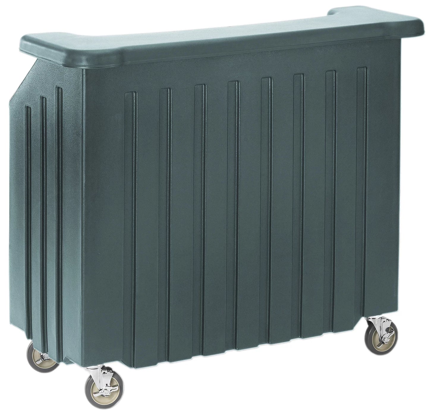 Cambro BAR540401 small portable beverage bar in Slate Blue