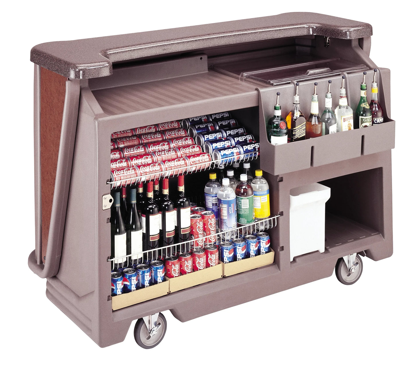 Cambro BAR650DS669 medium portable beverage bar Designer Decor Carmel