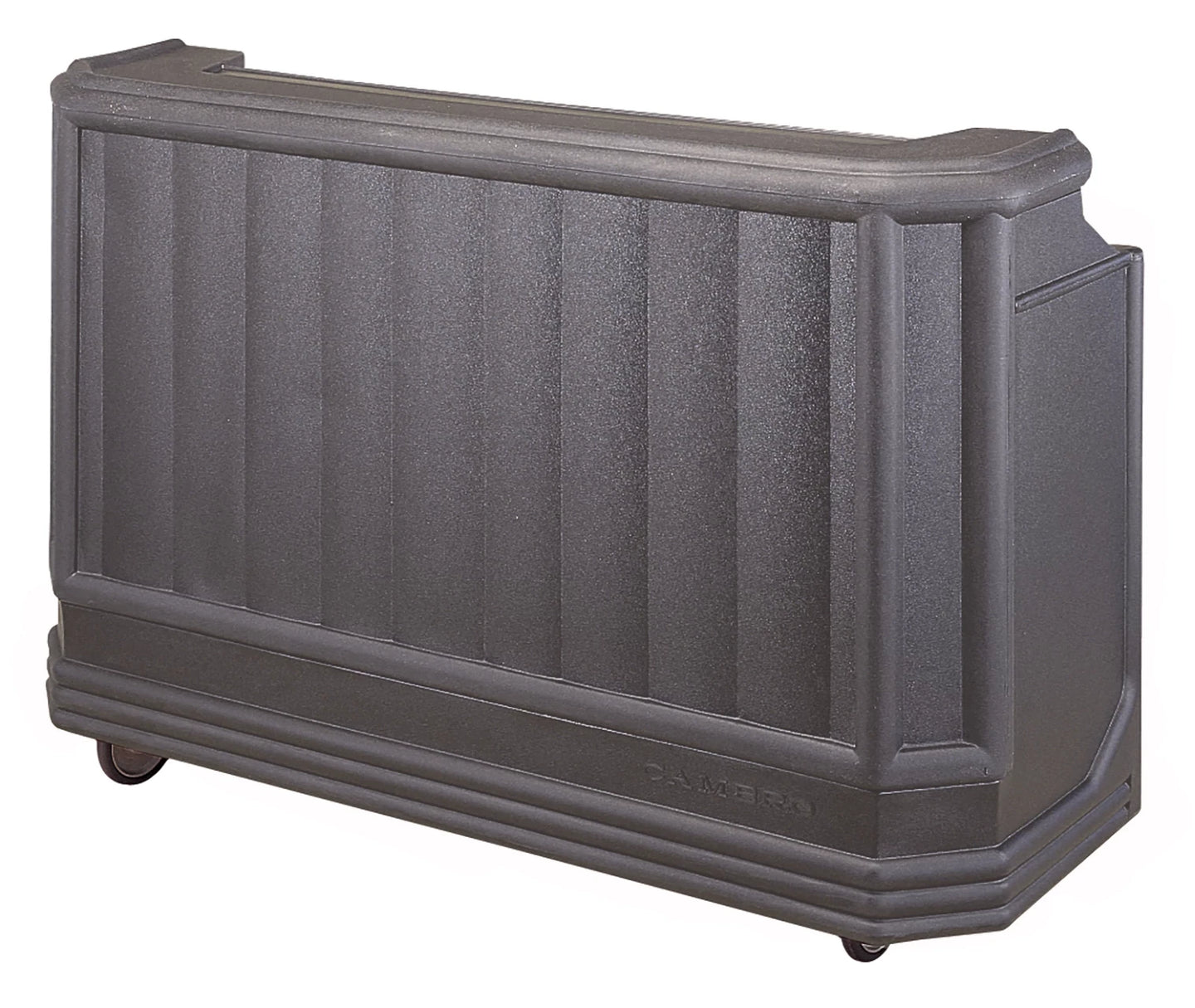 Cambro BAR730191 large portable beverage bar in Granite Gray