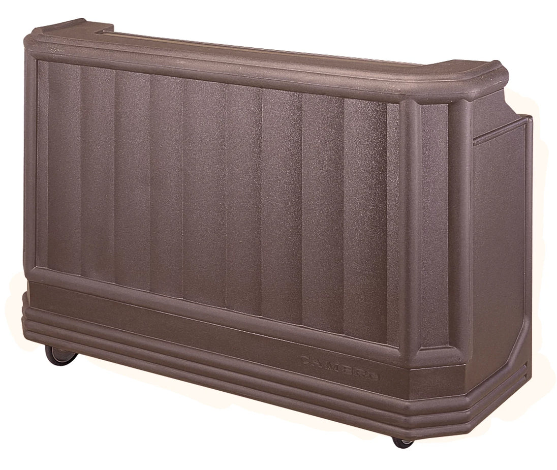 Cambro BAR730194 large portable beverage bar in Granite Sand