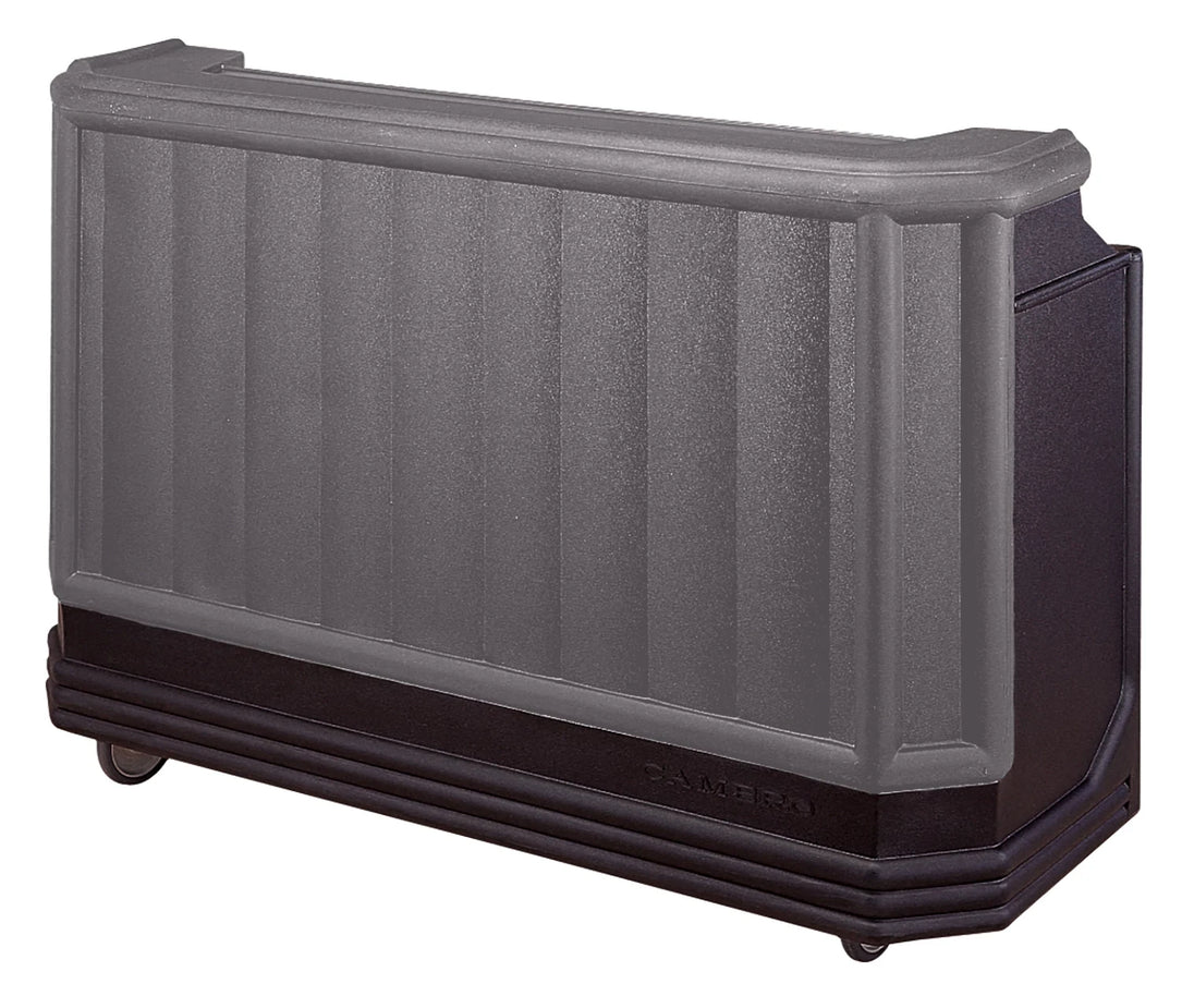 Cambro BAR730420 large portable beverage bar in Black and Gray