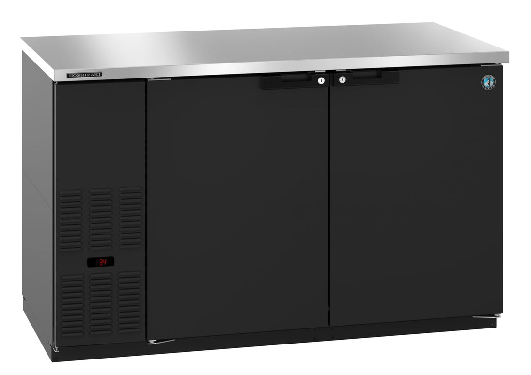 Hoshizaki BB59 back bar refrigerator right side view