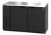 Hoshizaki BB59 two-section back bar refrigerator with solid doors