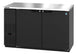 Hoshizaki BB59 two-section back bar refrigerator with solid doors