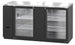 Hoshizaki BB69-G two-section glass door back bar refrigerator