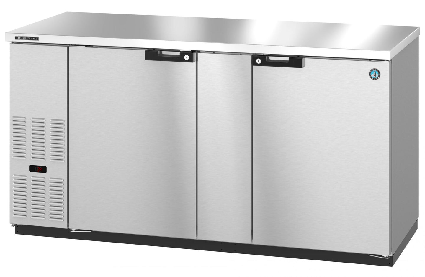 Hoshizaki BB69-S stainless steel solid door back bar refrigerator