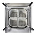 BakeMax BM6ME010 15 Inch Pasta Cooker Electric with 10 Liter Tank Stainless Steel — BakeMax manufacturer photo, top view