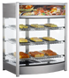 BakeMax BMCBF25 25 Inch Heated Display Case Full Service Countertop Stainless Steel and Glass — BakeMax manufacturer photo, with product