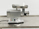 BakeMax BMMG003 15 Inch Electric Meat Grinder Aluminum with Gear Drive — BakeMax manufacturer photo, side view showing controls