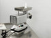 BakeMax BMMG004 660 lbs per hour Electric Meat Grinder Countertop Aluminum — BakeMax manufacturer photo, rear view with controls