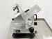 BakeMax BMMSM12 12 Inch Manual Meat Slicer Gravity Feed Anodized Aluminum — BakeMax manufacturer photo, left side view