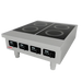 BakeMax BMPLS7IND020 26 Inch Induction Cooker Electric 4 Burner Stainless Steel — BakeMax manufacturer photo, front angled view of four-burner induction top