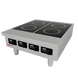 BakeMax BMPLS7IND020 26 Inch Induction Cooker Electric 4 Burner Stainless Steel — BakeMax manufacturer photo, front angled view of four-burner induction top