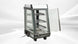 BakeMax BMTSC14 14 Inch Titan Series Heated Display Case Countertop Self Service — BakeMax manufacturer photo, front left view with rear door open