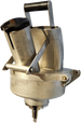 BakeMax BMVS001 Vegetable Slicer Attachment with Stainless Steel Knife — BakeMax manufacturer photo, angled view with feed chute and pusher