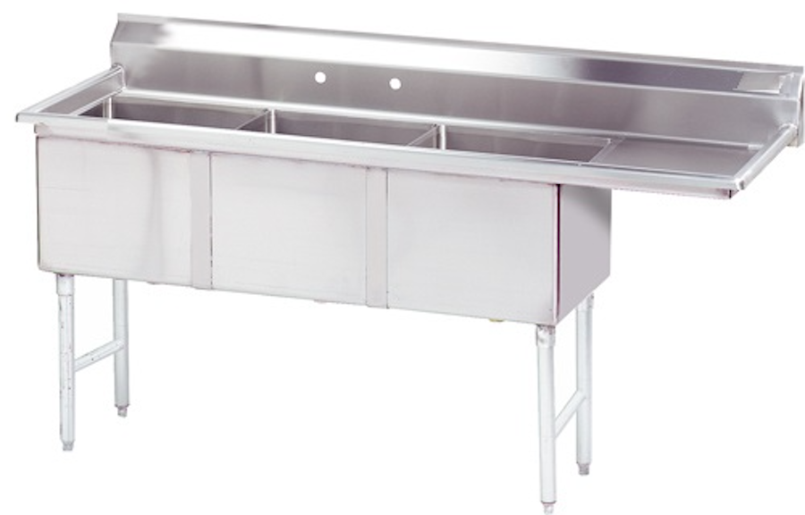 Blue Air BS3-18-12/R compartment sink