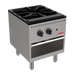BakeMax BASPS001 18 Inch Gas Stock Pot Heavy Single Burner 90,000 BTU - Commercial Ranges — BakeMax manufacturer photo, single burner gas stock pot