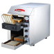 BakeMax BMCT150 13 Inch Conveyor Toaster Electric 180 Pieces with Crumb Tray — BakeMax manufacturer photo, conveyor toaster with toast