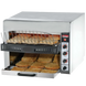 BakeMax BMCT450 3-Slice Wide Conveyor Toaster Countertop Electric with Quartz Elements — BakeMax manufacturer photo, conveyor toaster with toast