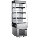 BakeMax BMGG024 24 Inch Refrigerated Floor Display with LED Lights and 3 Shelves — BakeMax manufacturer photo, floor model refrigerated display case
