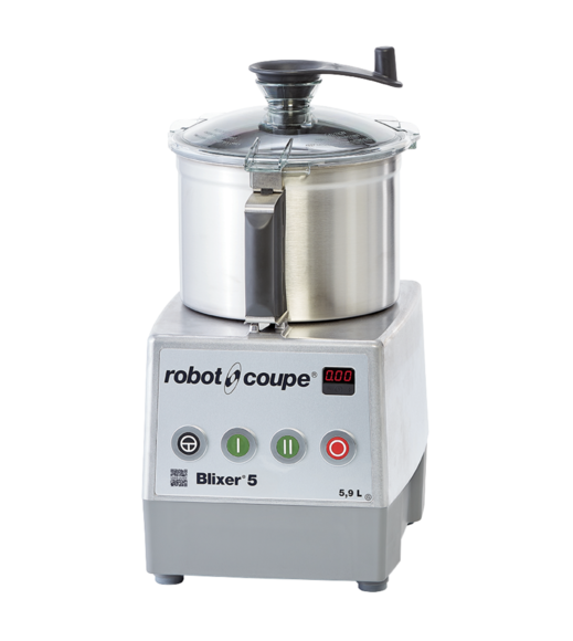 Robot Coupe BLIXER5 countertop blixer with 5.9 quart stainless steel bowl