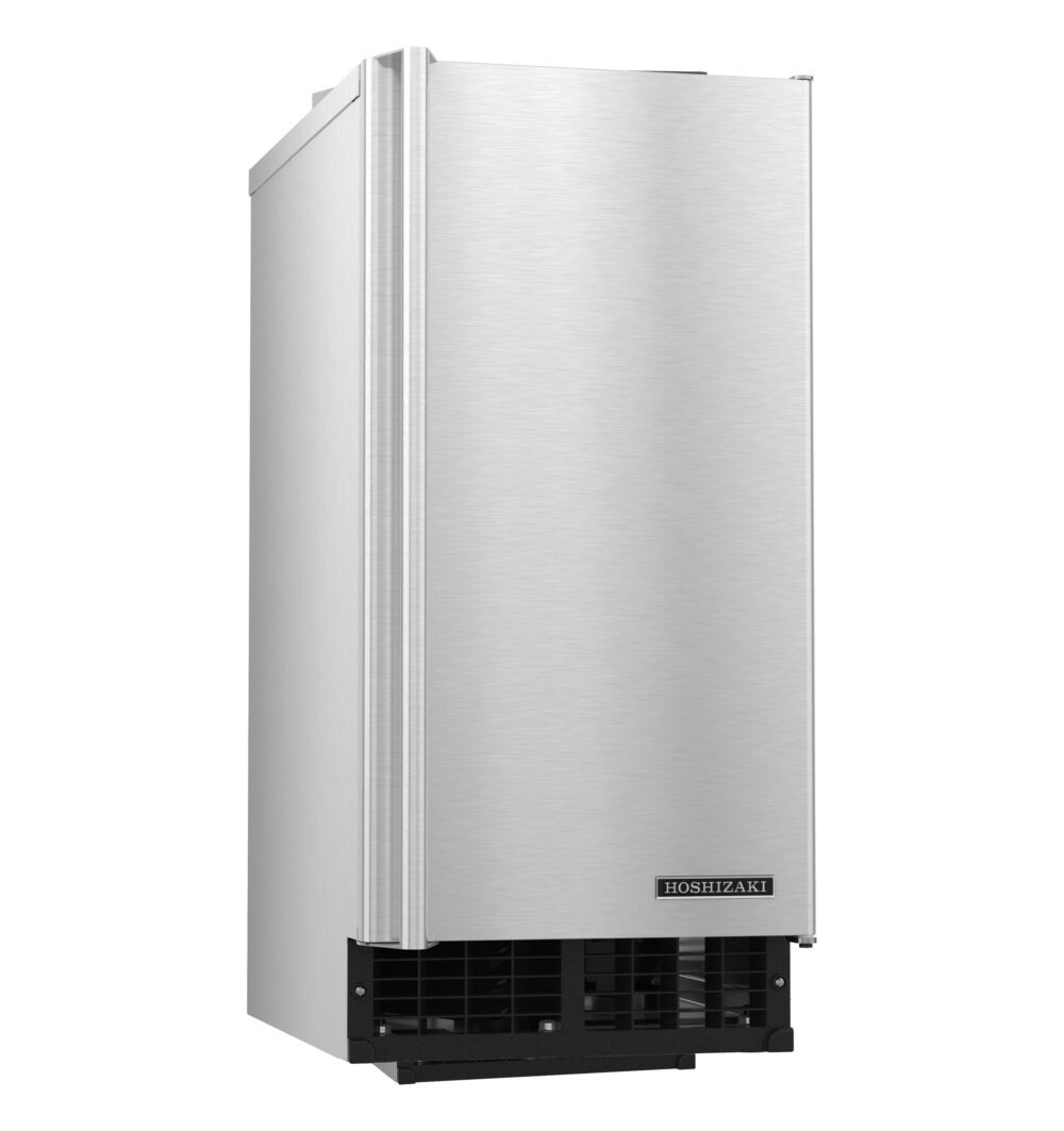 Hoshizaki C-80BAK-AD ADA height undercounter cubelet ice machine with built-in bin
