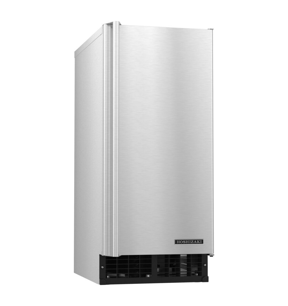 Hoshizaki C-80BAK undercounter air-cooled cubelet ice machine with built-in bin