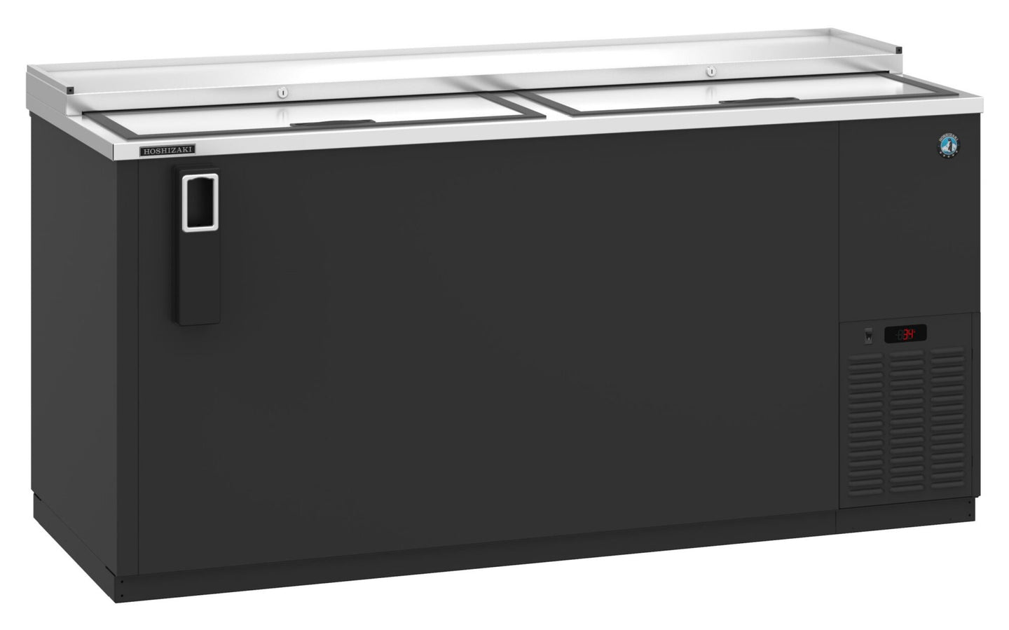 Hoshizaki CC65 back bar bottle cooler right side view