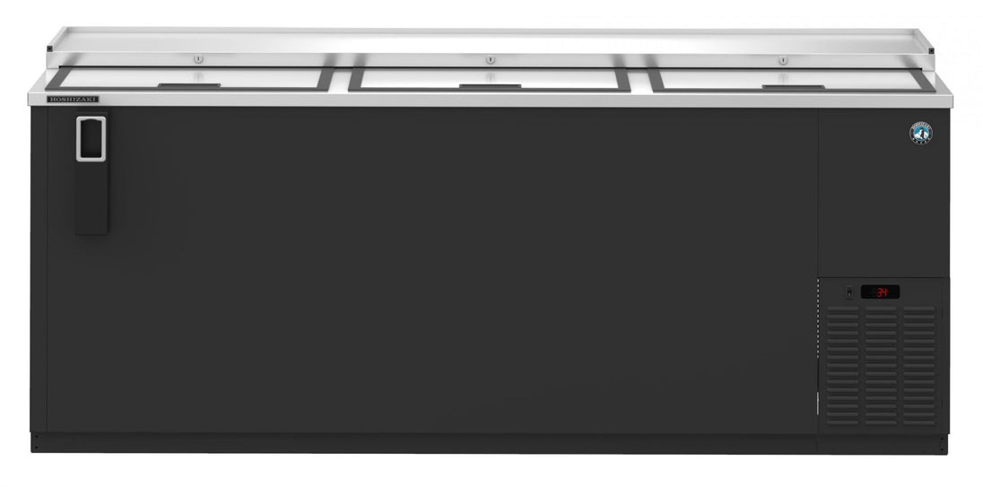 Hoshizaki CC80 back bar bottle cooler front view