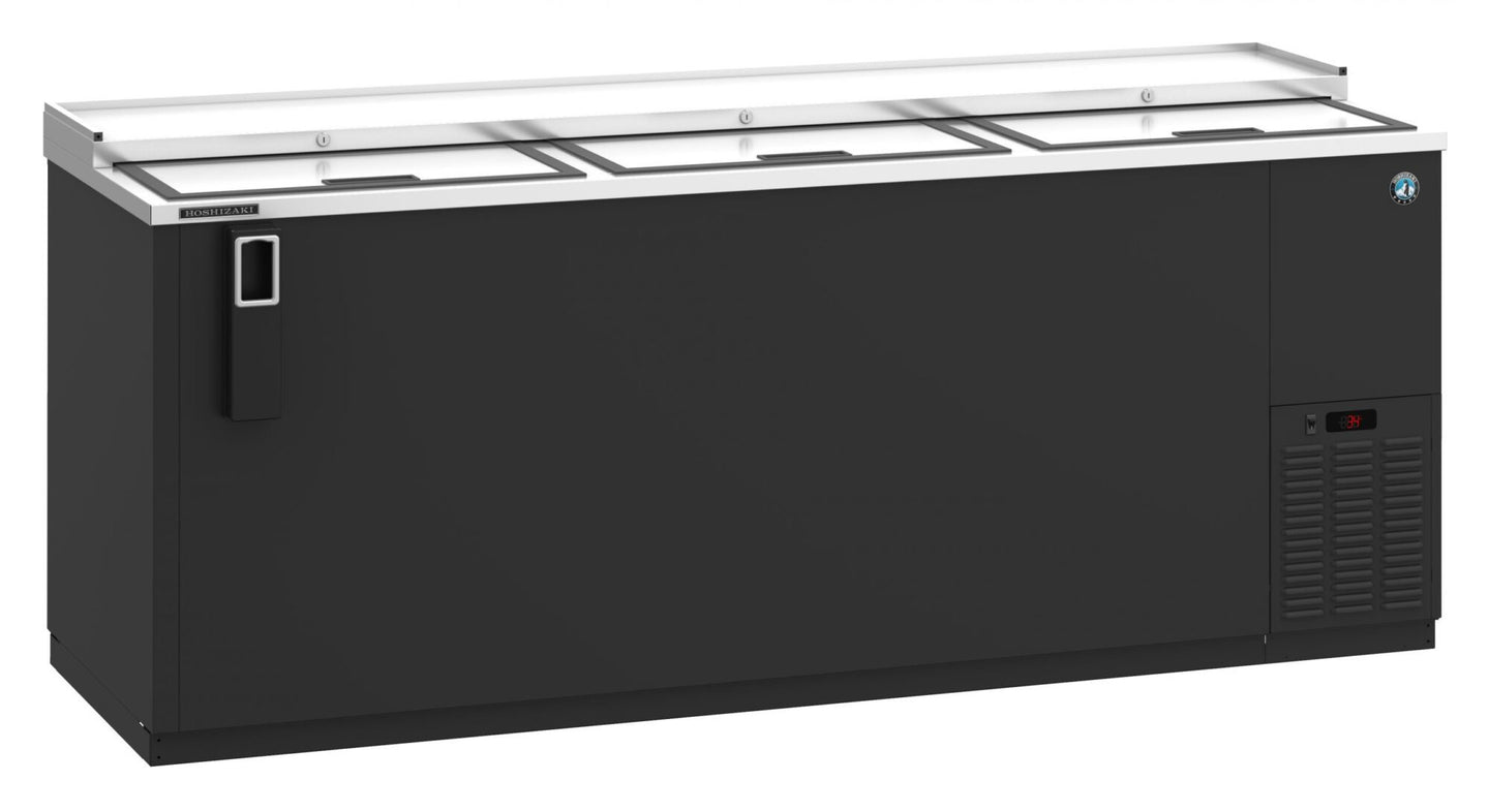 Hoshizaki CC80 back bar bottle cooler right side view