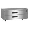 Hoshizaki CF60B chef base freezer right side view showing condenser location