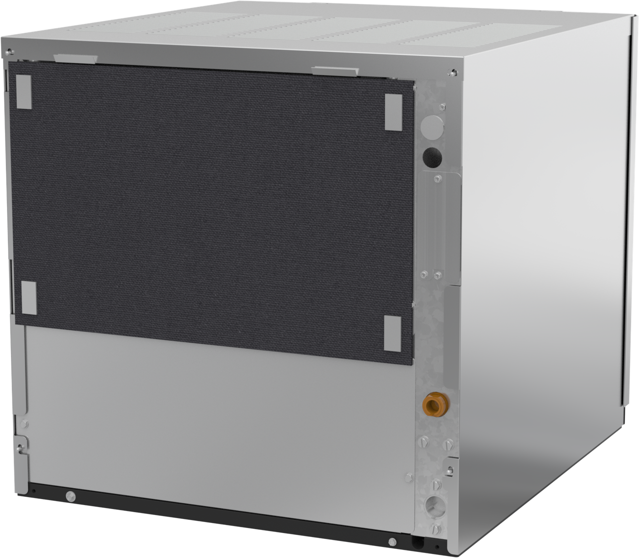 Ice-O-Matic CIM0520HA90 modular ice machine head, Elevation Series half cube, rear left angle view