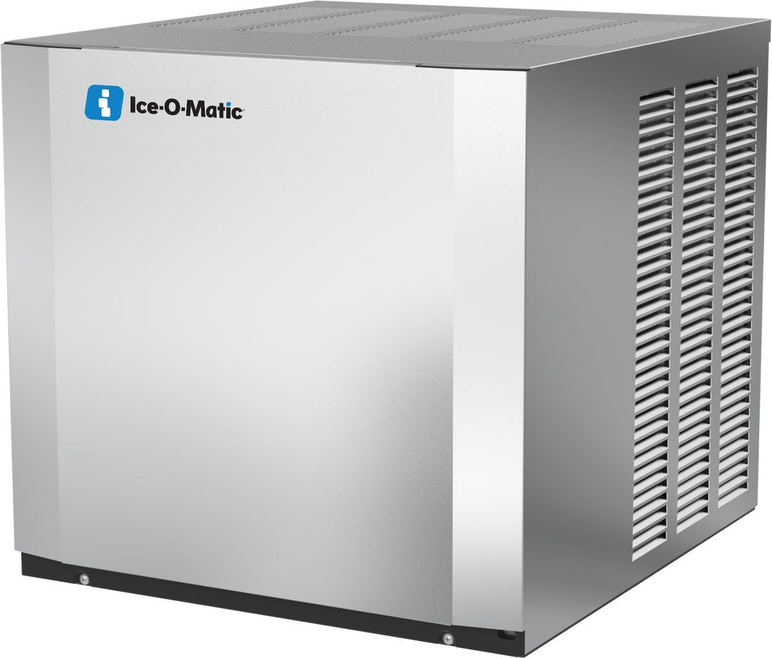 Ice-O-Matic CIM0520HA90 modular ice machine head, Elevation Series half cube, right angle view