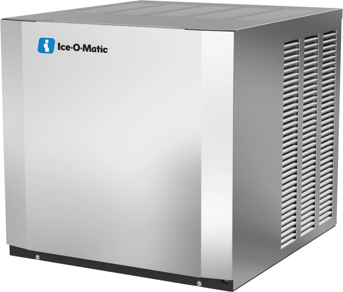 Ice-O-Matic CIM0320HA90 modular ice machine head, Elevation Series half cube, right angle view