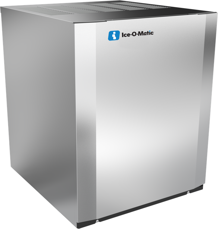 Ice-O-Matic CIM1126HA90 modular ice machine head, Elevation Series half cube, front angle view