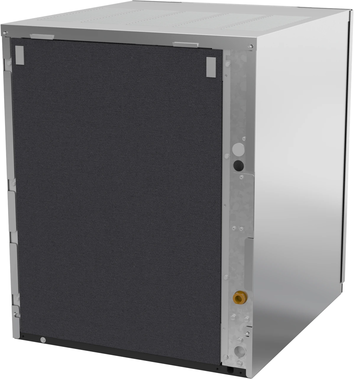 Ice-O-Matic CIM1126HA90 modular ice machine head, Elevation Series half cube, rear left view