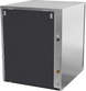 Ice-O-Matic CIM1126HA90 modular ice machine head, Elevation Series half cube, rear left view