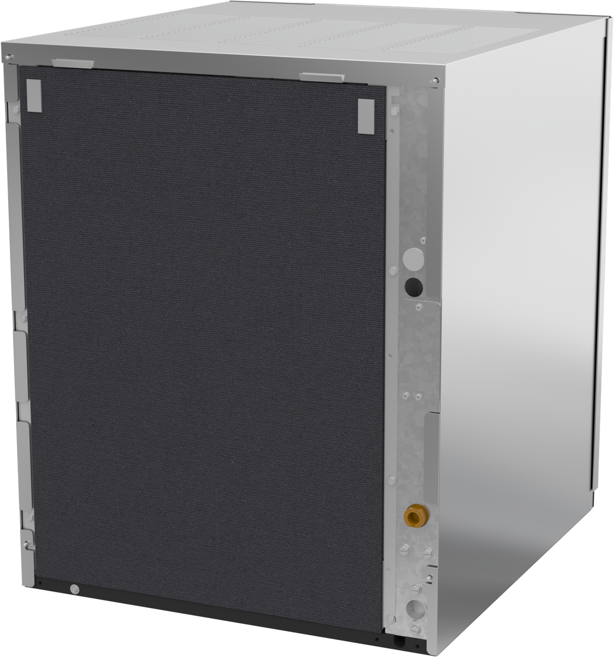 Ice-O-Matic CIM0826HA90 modular ice machine head, Elevation Series half cube, rear left view