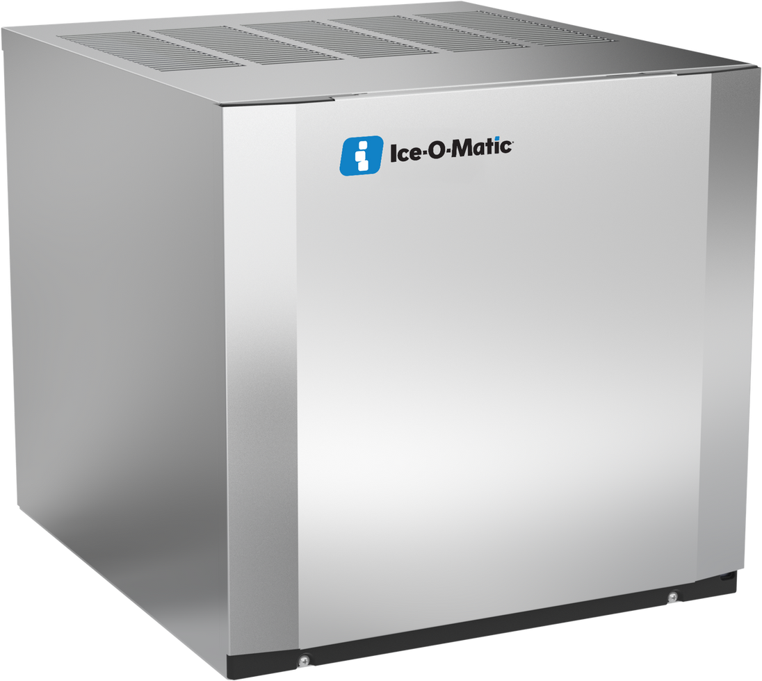 Ice-O-Matic CIM0520HT90 modular ice machine head, Elevation Series half cube, left angle view