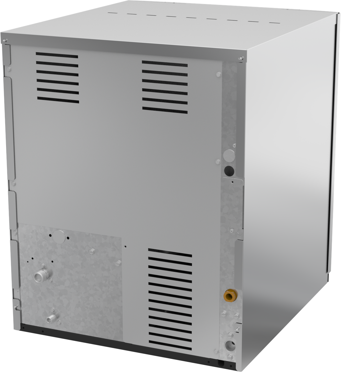 Ice-O-Matic CIM1126HR49 modular ice machine head, Elevation Series half cube, rear left view