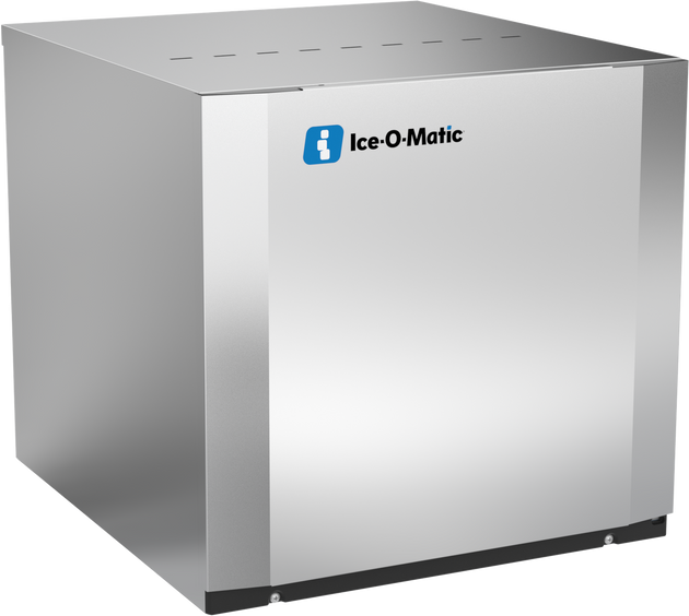 Ice-O-Matic CIM0320HW90 modular ice machine head, Elevation Series half cube, left angle view