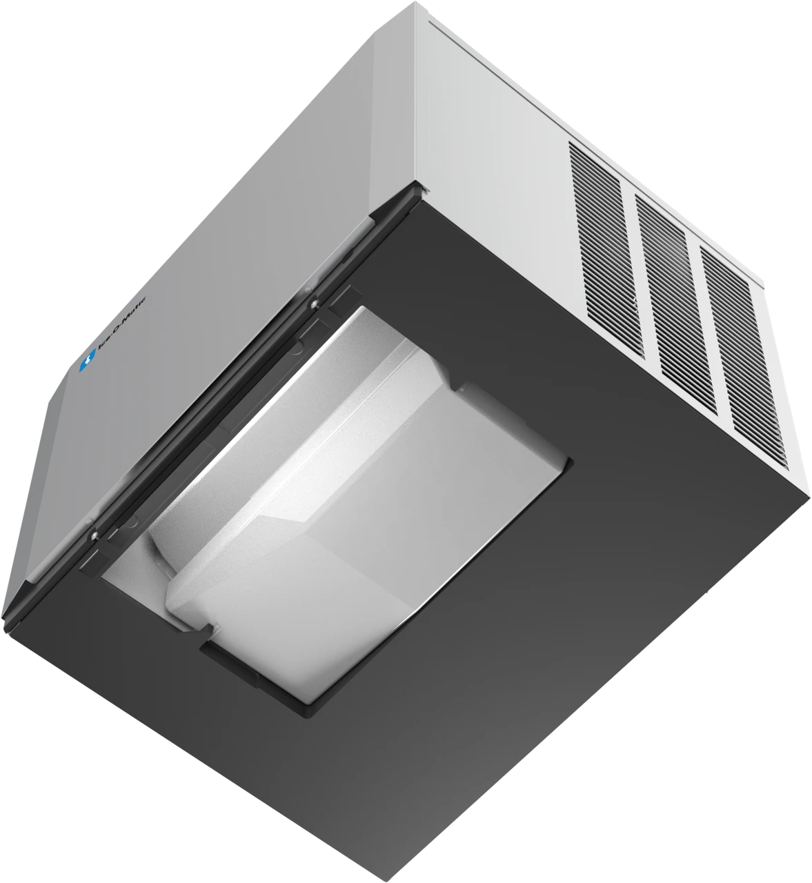 Ice-O-Matic CIM0530HA90 modular ice machine head, Elevation Series half cube, bottom view