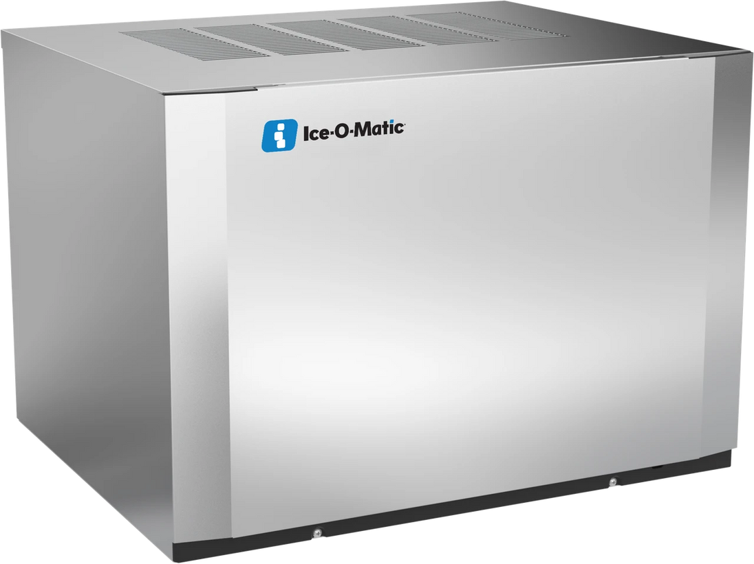 Ice-O-Matic CIM0530HA90 modular ice machine head, Elevation Series half cube, left angle view
