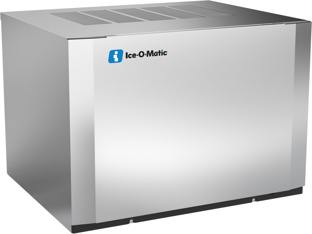 Ice-O-Matic CIM0636FA90 modular ice machine head, Elevation Series full cube, left angle view