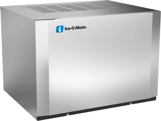 Ice-O-Matic CIM0636HA90 modular ice machine head, Elevation Series half cube, left angle view