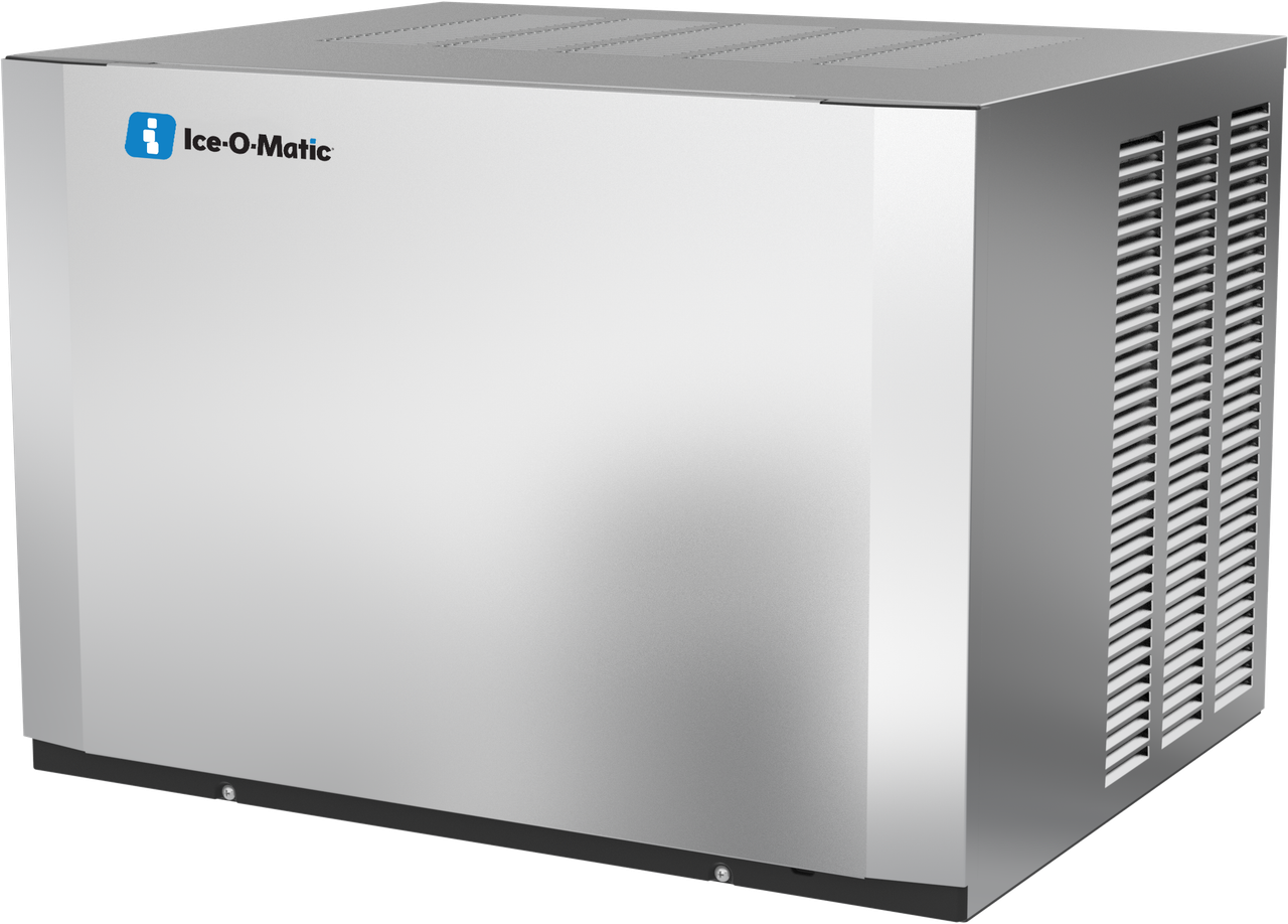 Ice-O-Matic CIM0330HA90 modular ice machine head, Elevation Series half cube, right angle view
