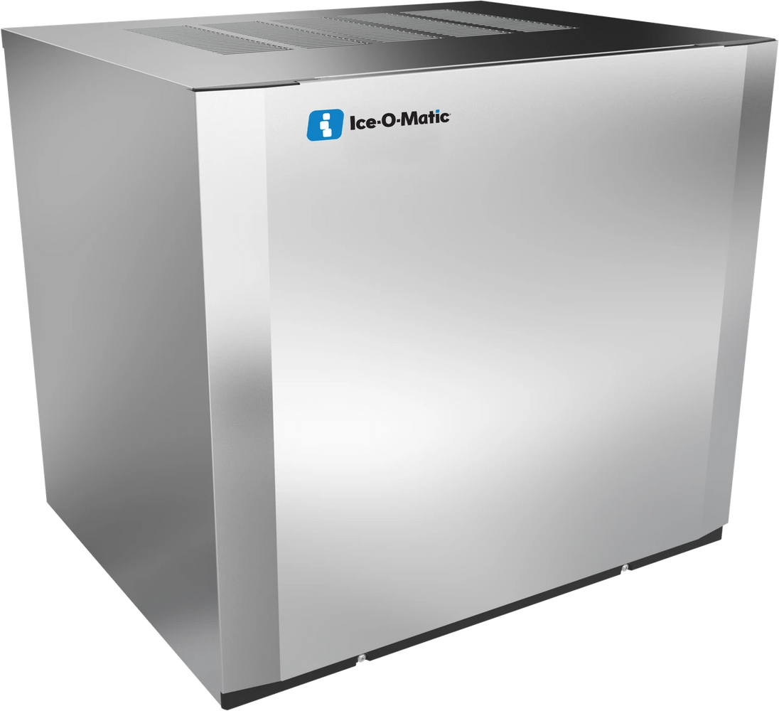 Ice-O-Matic CIM1136HA90 modular ice machine head, Elevation Series half cube, front angle view