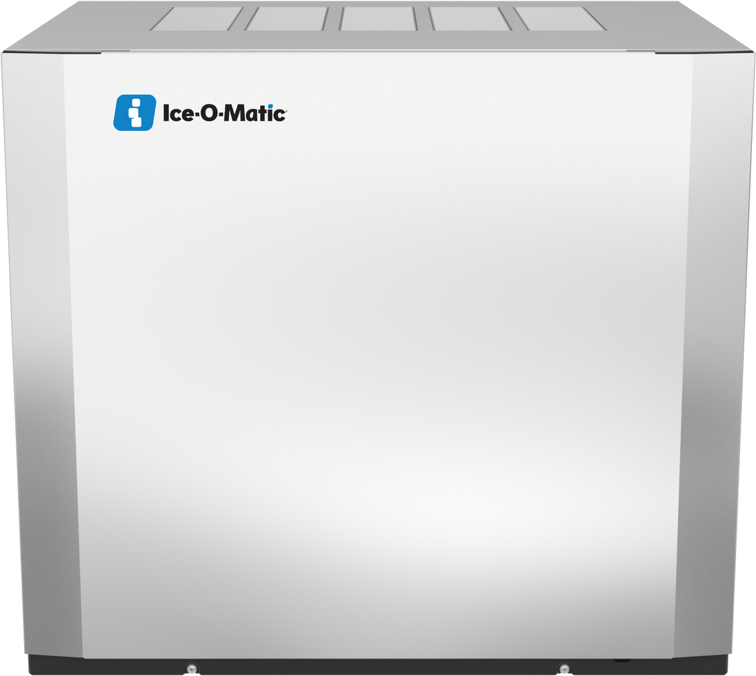Ice-O-Matic CIM0836HA90 modular ice machine head, Elevation Series half cube, front view