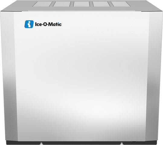 Ice-O-Matic CIM0836HA90 modular ice machine head, Elevation Series half cube, front view