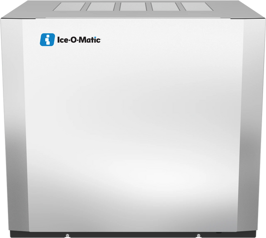 Ice-O-Matic CIM1136HA90 modular ice machine head, Elevation Series half cube, front view